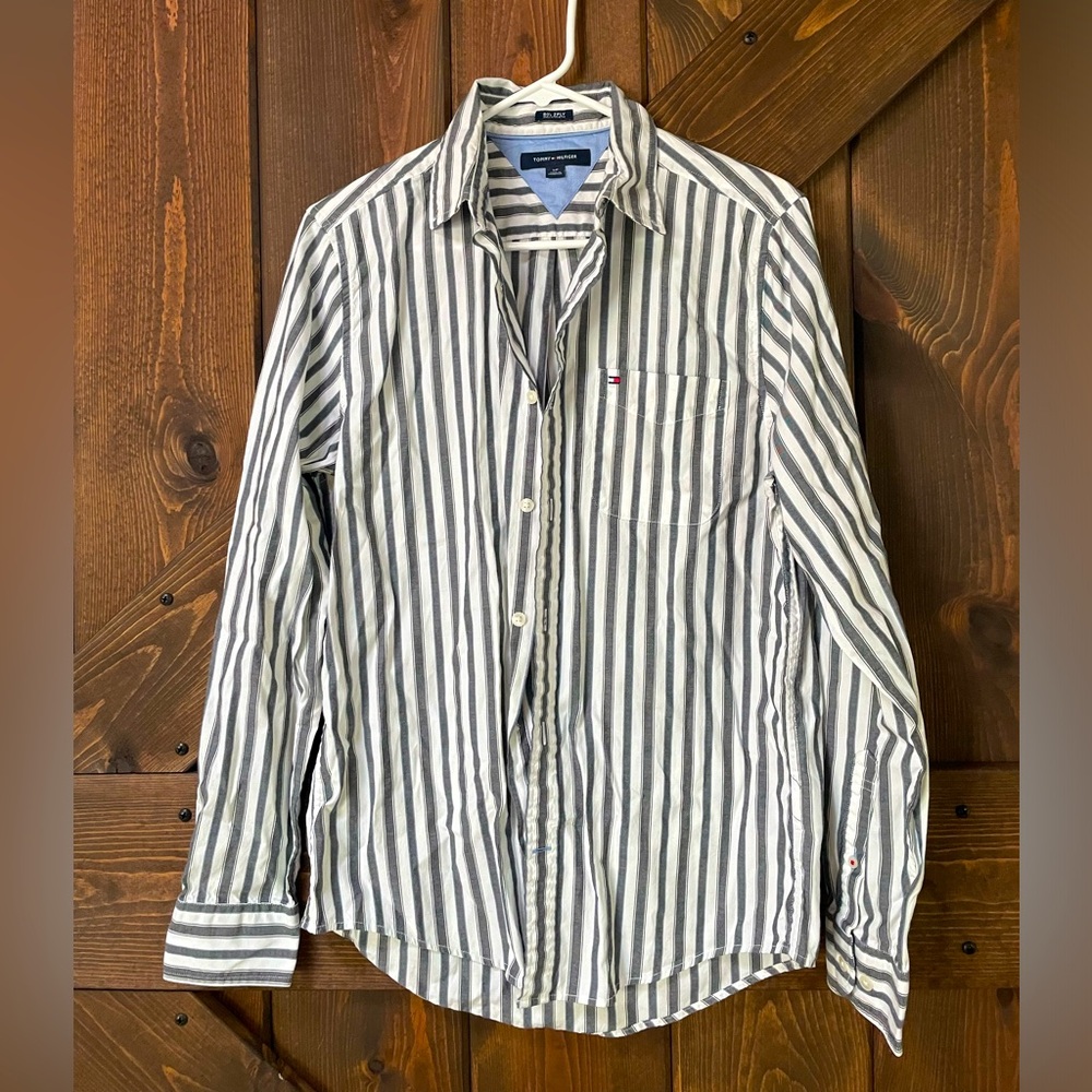 Tommy Hilfiger Cotton Shirt Striped Men